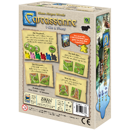 Carcassonne : Expansion 09 - Hills and Sheep